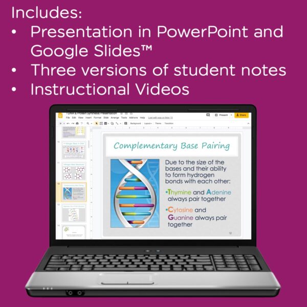 DNA and protein synthesis powerpoint