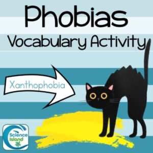 Phobias - Science Vocabulary Activity