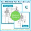 Skeletal System Diagrams and Quizzes - Anatomy Coloring & Labeling Activity