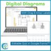 Skeletal System Diagrams and Quizzes - Anatomy Coloring & Labeling Activity