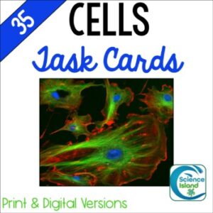 Cells Task Cards Activity for Biology (Print & Digital)