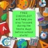Back-to-School Checklist for Secondary Science Teachers - FREE