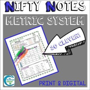 Metric System Nifty Notes (Distance Learning)