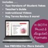 Respiratory System PowerPoint and Notes